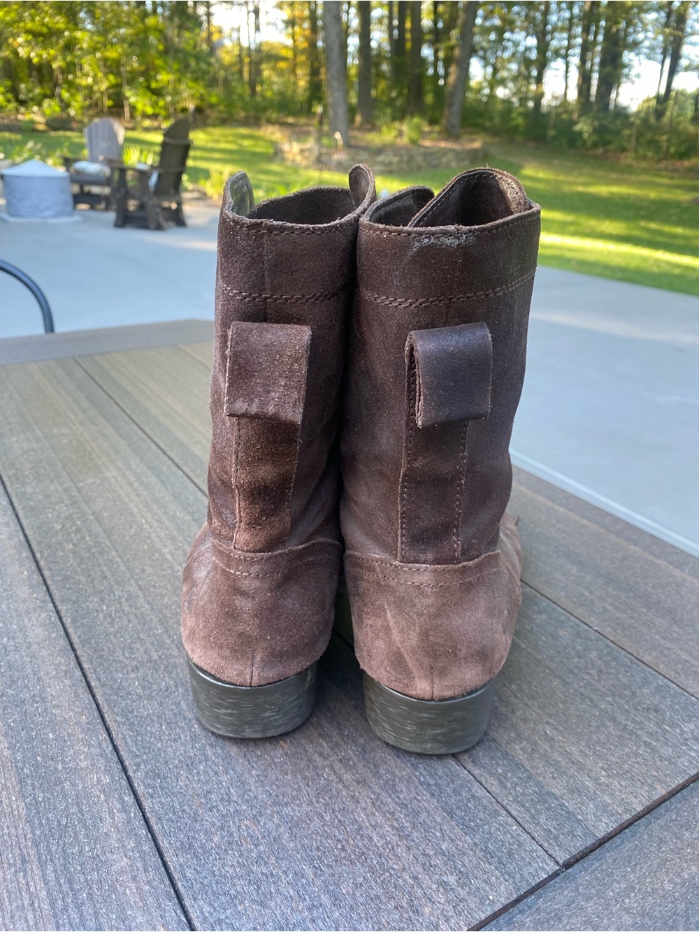 Born Vintage Women's Brown Suede Lace-Up Ankle Boots - Picture 2 of 5